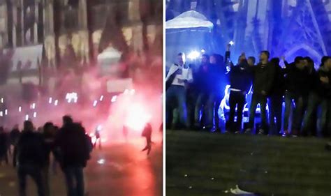 Cologne Sex Attack New Footage Shows Migrants Overpowering Police