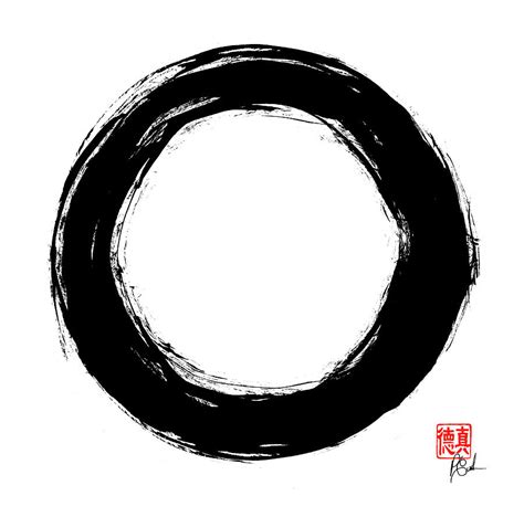 Enso Zen Circle 12 Painting By Peter Cutler Fine Art America