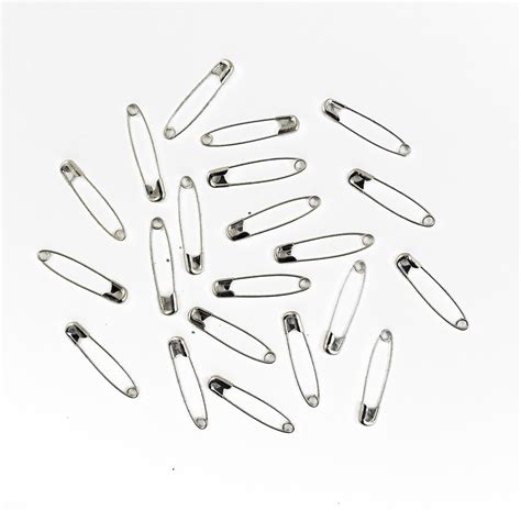 Silver Small Safety Pins Size 0 0875 Inch 144 Pieces Etsy