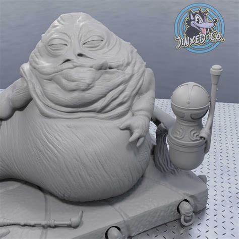 Jabba The Hutt Diorama Tatooine Mos Eisley Custom Etsy