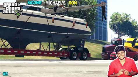 Saving Michaels Son Gta V Gameplay 5 Knk Gamerz Youtube