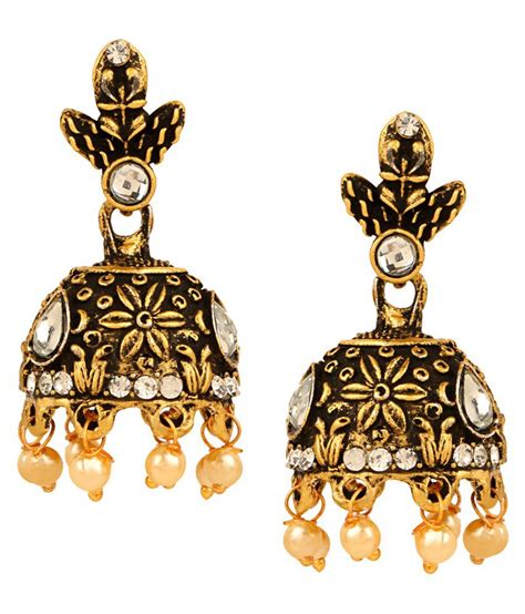 Fine Jewellers Gold Plated Antique Jhumki Earring Jkjc 15 Buy Fine