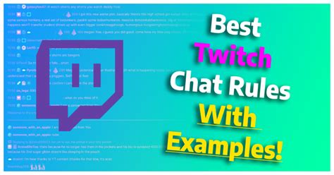Best Twitch Chat Rules With Examples Every Channel Needs