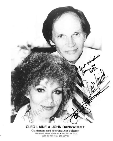 Cleo Laine John Dankworth Autographs Photo Tamino