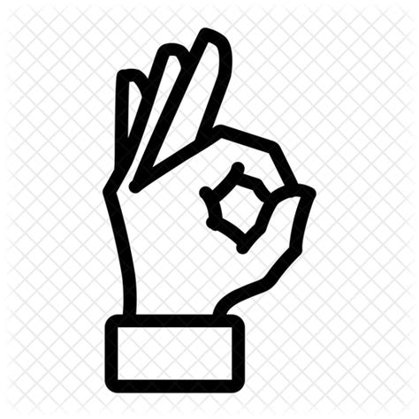 Ok Hand Icon At Collection Of Ok Hand Icon Free For