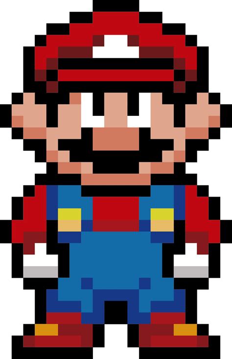 Mario Bros 8bit PNG | Manualidades, Pixeles png image