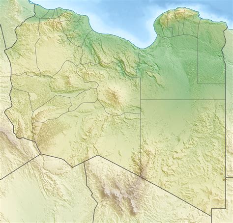Libya Topographic • Map •