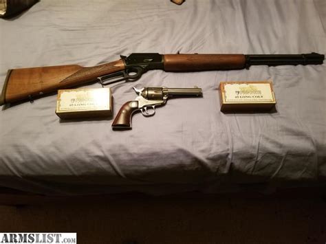 Armslist For Sale Combo 45 Long Colt Rifle And Revolver