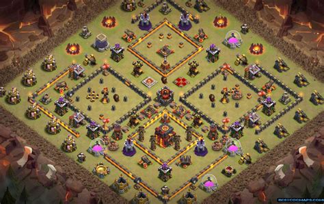 10 Best Th10 War Base Links 2022 New Bases Best Coc Maps