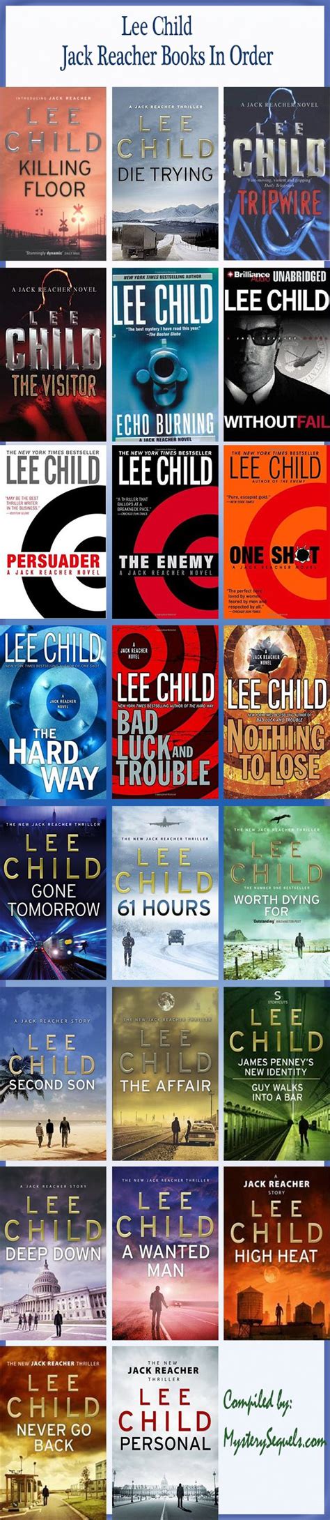 √ best order to read jack reacher books