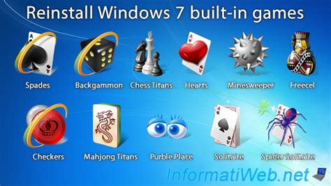 Reinstall Built In Games On Windows 7 Professional Edition Windows