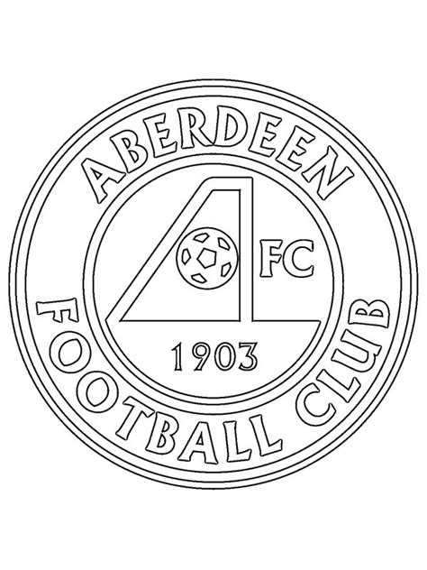Dibujos Para Colorear Aberdeen Football Club Dibujosparaimprimir Es