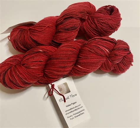 Needlepoint Supernal Sock Yarn By Ethereal Fibers In Thorn 8020