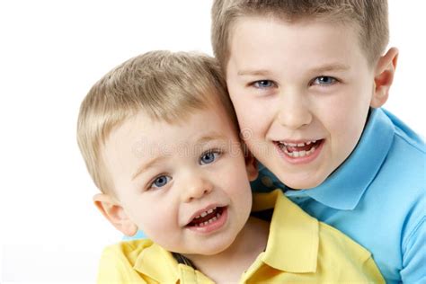 Portrait Of Smiling Young Boy Stock Photo Image Of Horizontal Shot