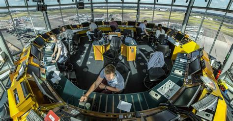 Inside An Air Traffic Control Tower Scrolller