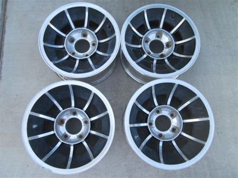 Sell Vintage Rare Porsche American Racing Vector Wheels 15 Staggered