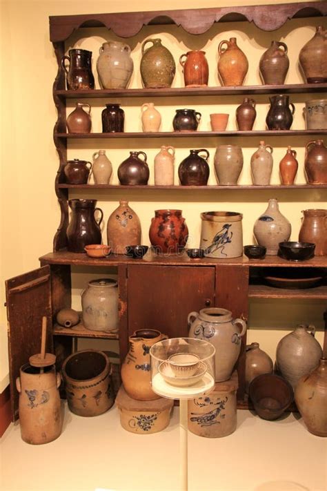 Beautiful Pottery Exhibit On Display Old Sturbridge Village