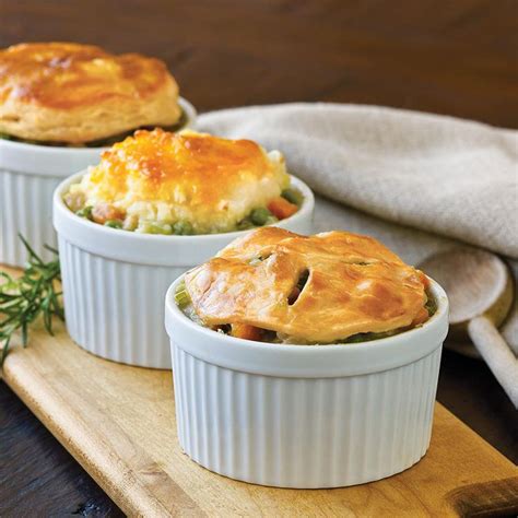 Individual Turkey Pot Pies Recipe