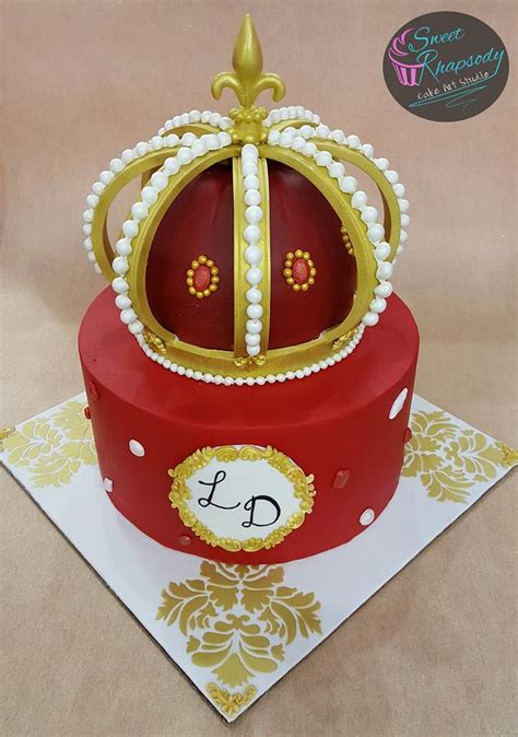 Royal Crown Cake Decorated Cake By Sweet Rhapsody Cake Cakesdecor