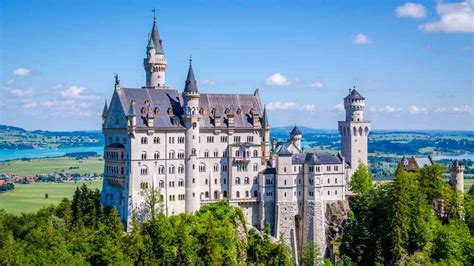 Fairytale Castles In Germany Neuschwanstein Castle In Fussen Bavaria