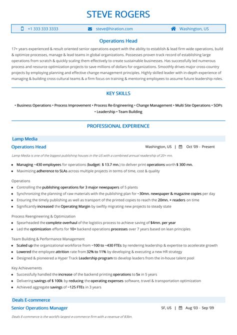 Chronological Resume The 2022 Guide With 20 Examples