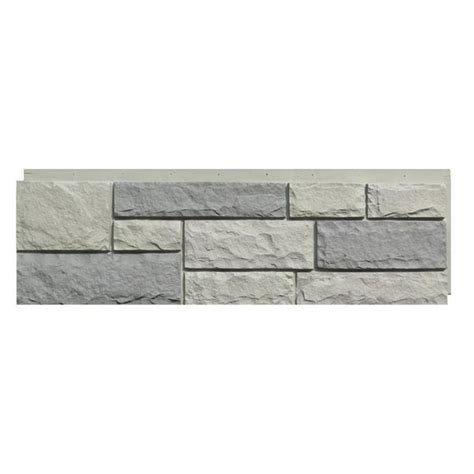 Nextstone Faux Polyurethane Stone Panel Random Rock Tri Gray