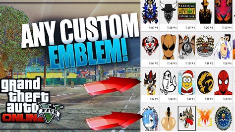 Gta 5 Online How To Get Custom Crew Emblems [2018] Patch 1 44 Easy Custom Crew Emblem