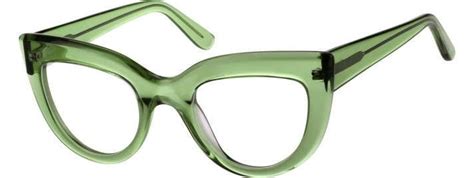 Green Cat Eye Glasses 4412624 Zenni Optical Eyeglasses In 2021