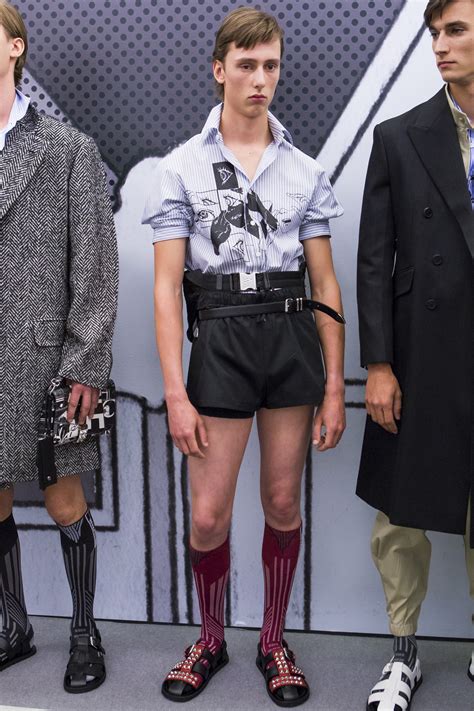 Prada Spring 2018 Mens Fashion Show Backstage The Impression