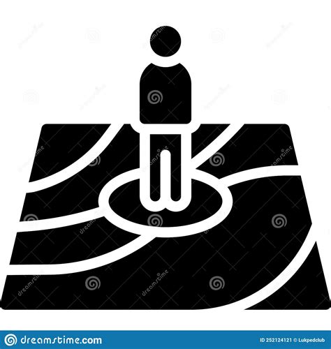 Walking Map Icon Location Map And Navigation Vector Stock Vector
