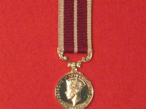 Miniature Meritorious Service Medal Msm Gvi Crowned Head Medal Hill