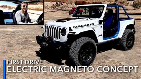 driving  moab    electric  speed manual jeep