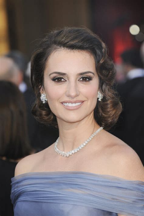 posterazzi penelope cruz wearing chopard jewelry at arrivals for the 84th annual academy