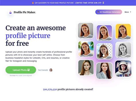 Free Profile Picture Maker Ai Tools Directory
