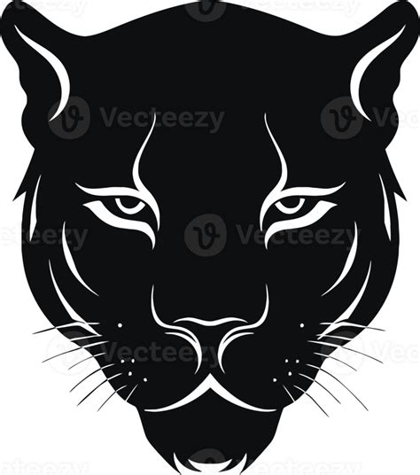 Black Panther Head Illustration 29127533 Png