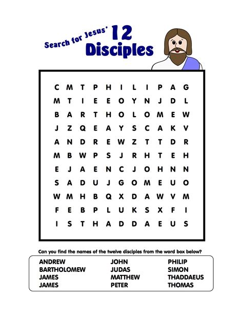 Word Search Christian Printable Word Search Printable Free For Kids