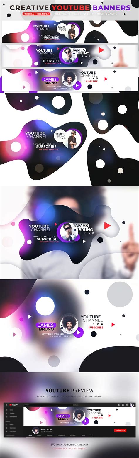 Creative Modern Youtube Banners Youtube Banners Youtube Banner