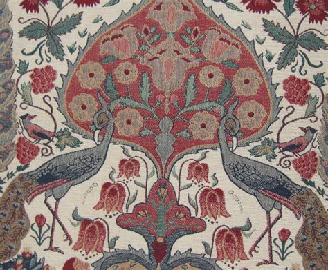 Tapestry upholstery fabric in peacock. My Heart and Mind: APRON CONGESTION