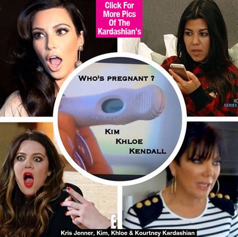 kim kardashian pregnant — khloe kardashian shares pregnancy test pic hollywood life