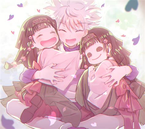 Killua Zoldyck Alluka Zoldyck And Nanika Hunter X Hunter Drawn By