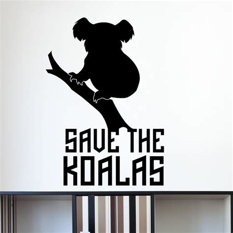 Sticker Save The Koalas Stickers Stickers Animaux Animaux De La