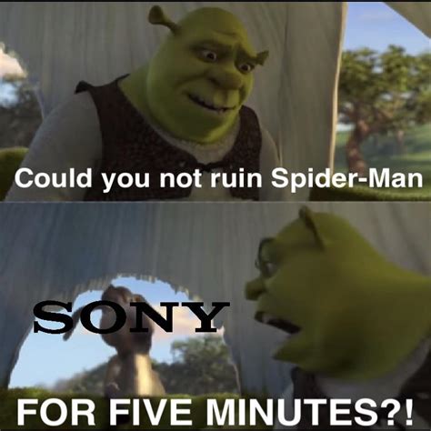 Shrek Sony For Five Minutes Know Your Meme