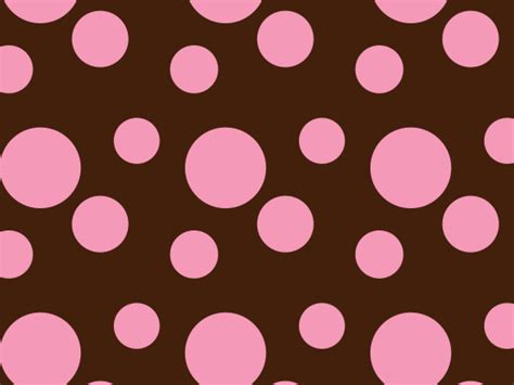 Chloes Tasty Treats By Brittanyib Brown Circles Pink Polka Dots
