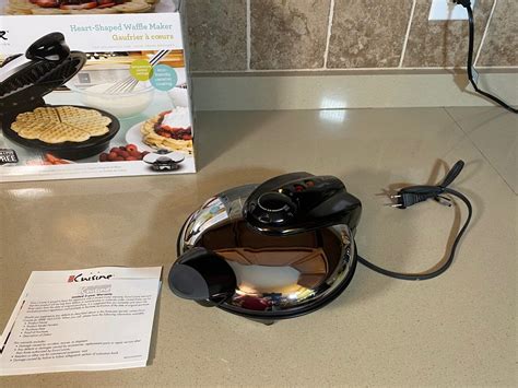 Euro Cuisine Heart Shaped Waffle Maker Review Easy Kitchen Appliances