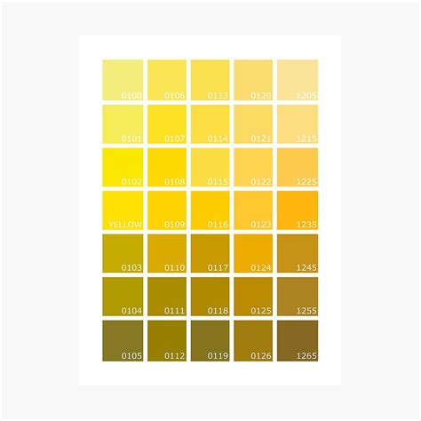99 Shades Of Yellow Color With Names Hex Rgb Cmyk 2023 60 Off