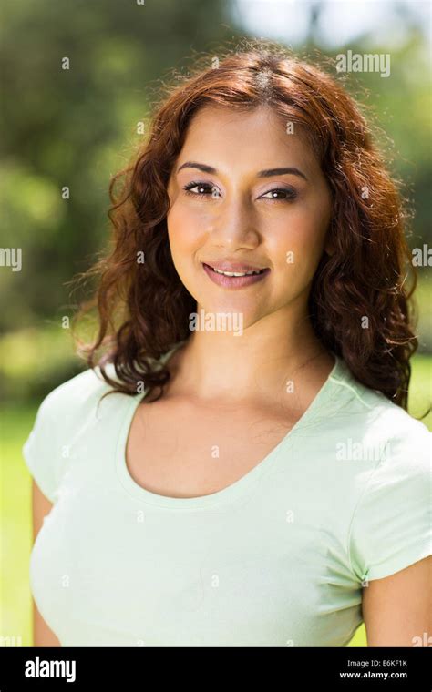 Indian Woman Portrait Park Hi Res Stock Photography And Images Alamy