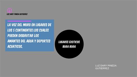 LUGARES EXOTICOS DEL MUNDO By LUZ DARY PINEDA GUTIERREZ