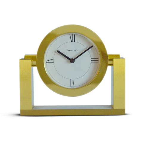 Shop Authentic Tiffany And Co Brass Desk Clock At Revogue For Just Usd