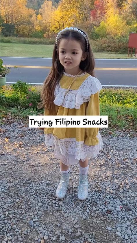 Mia Trying Filipino Snacks Mia Cupp