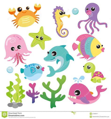 Free Download Baby Sea Life Clipart For Your Creation
